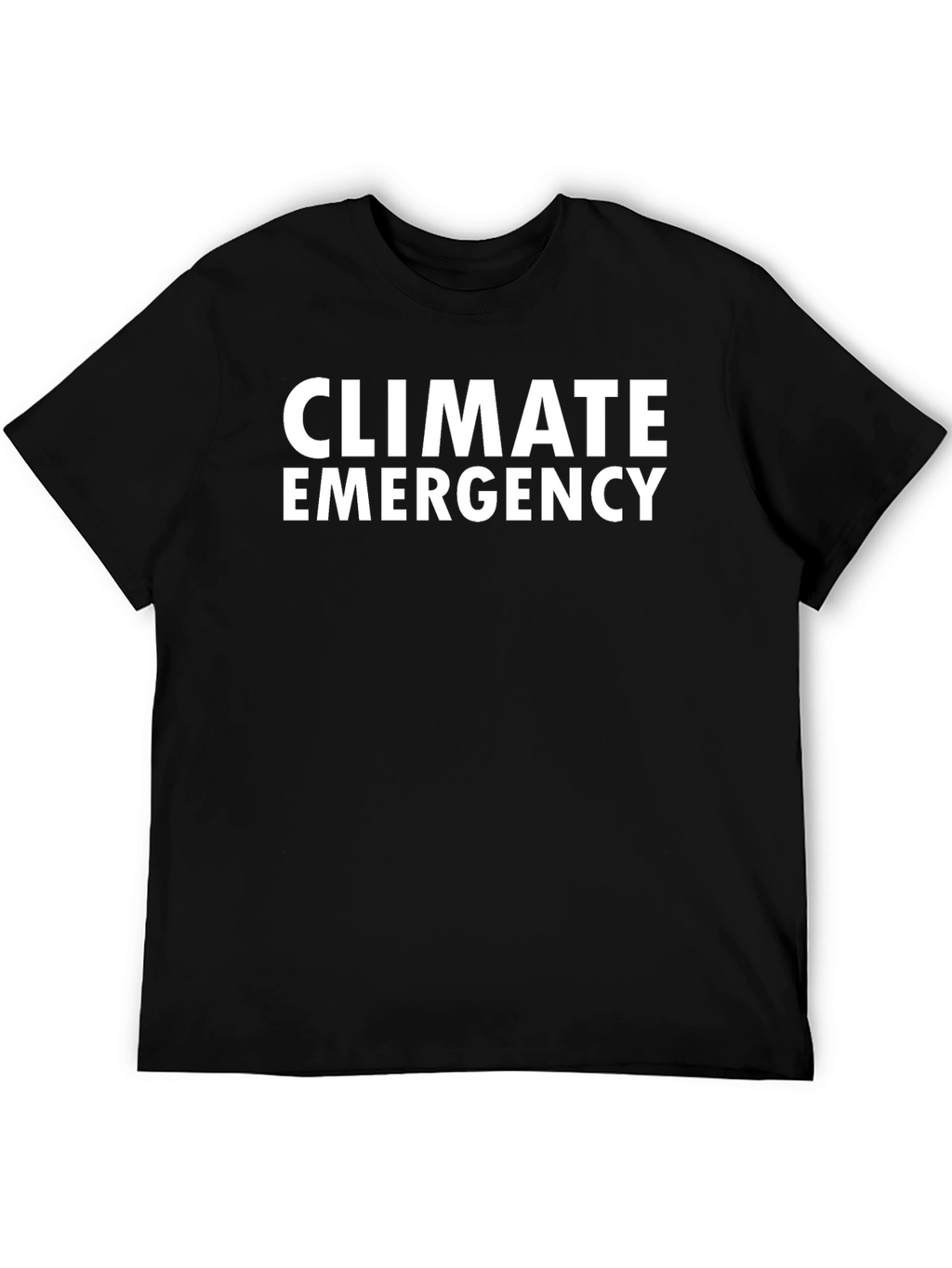 Climate Emergency Black T-Shirt