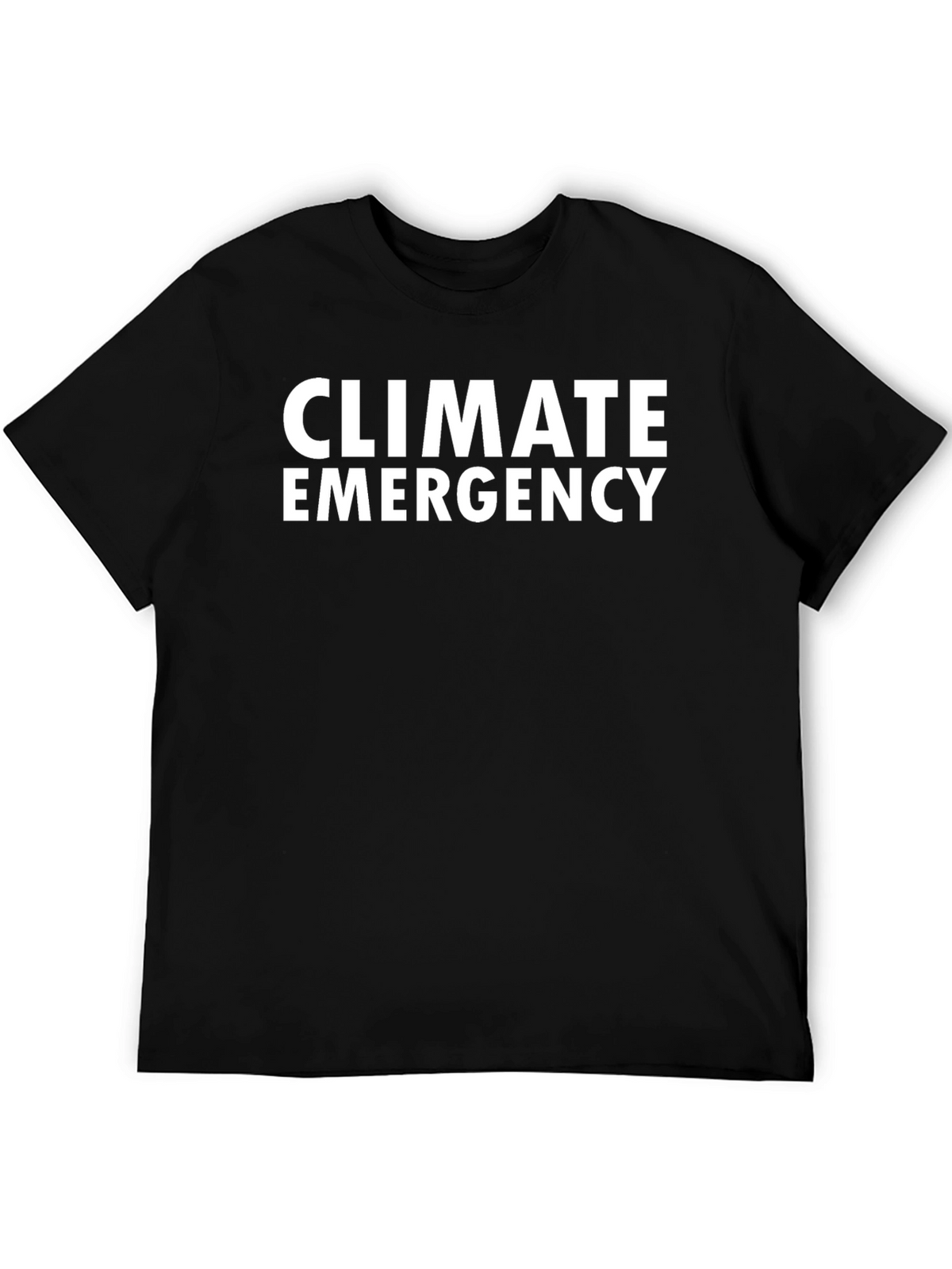 Climate Emergency Black T-Shirt