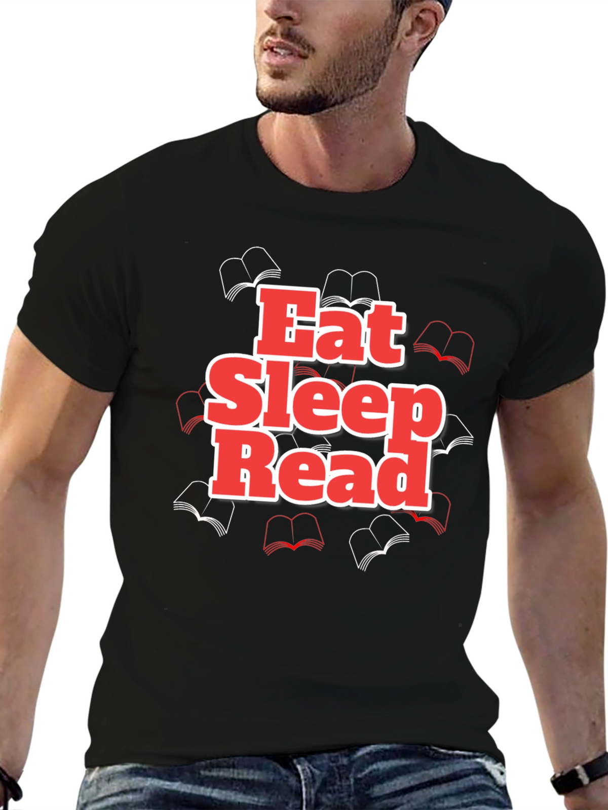 Eat Sleep Read Graphic Tee