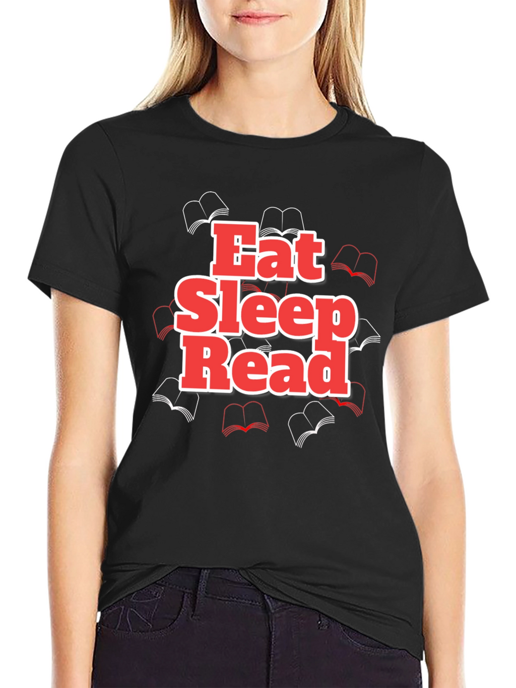 Eat Sleep Read Graphic Tee