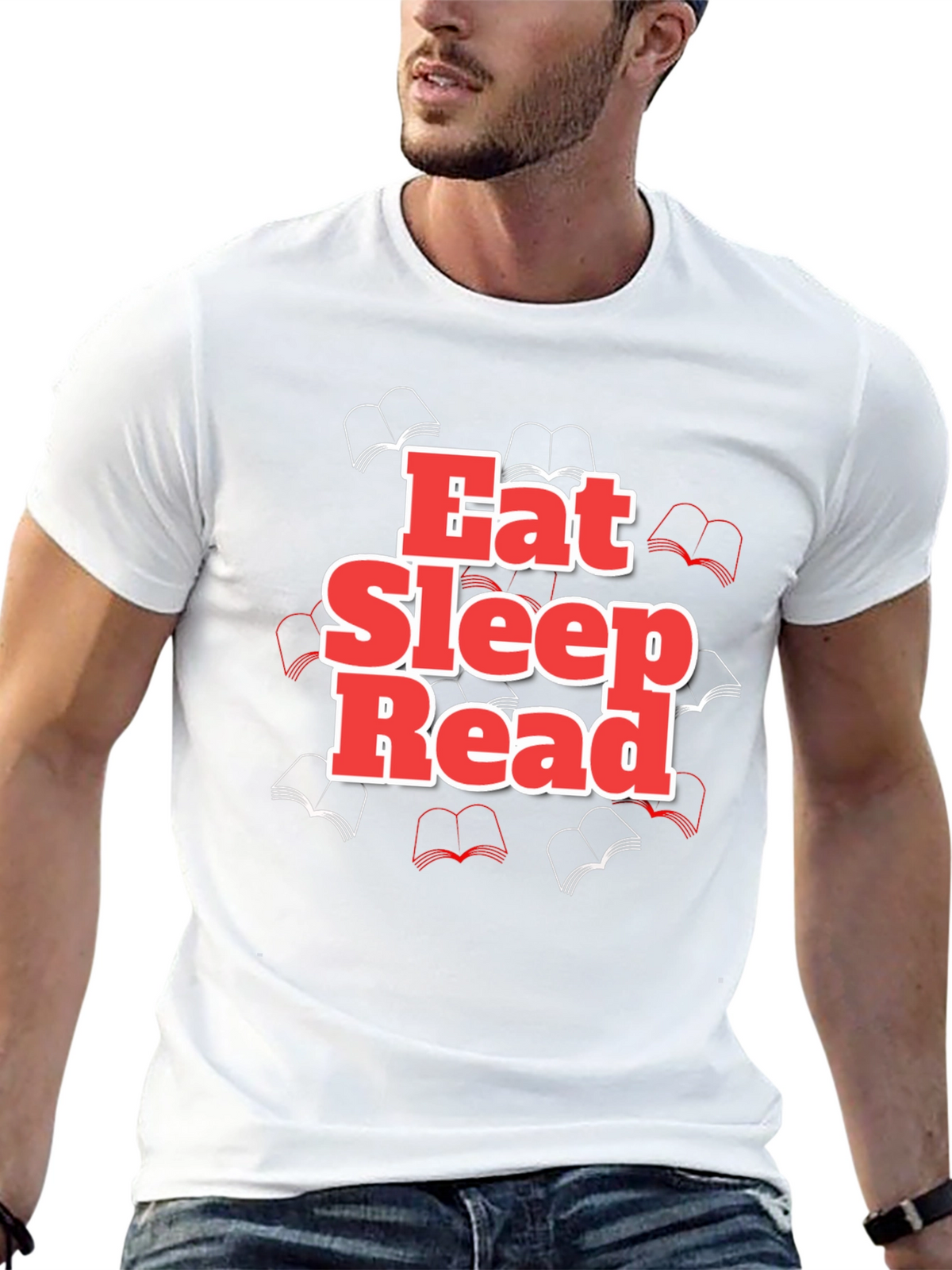 Eat Sleep Read Graphic Tee