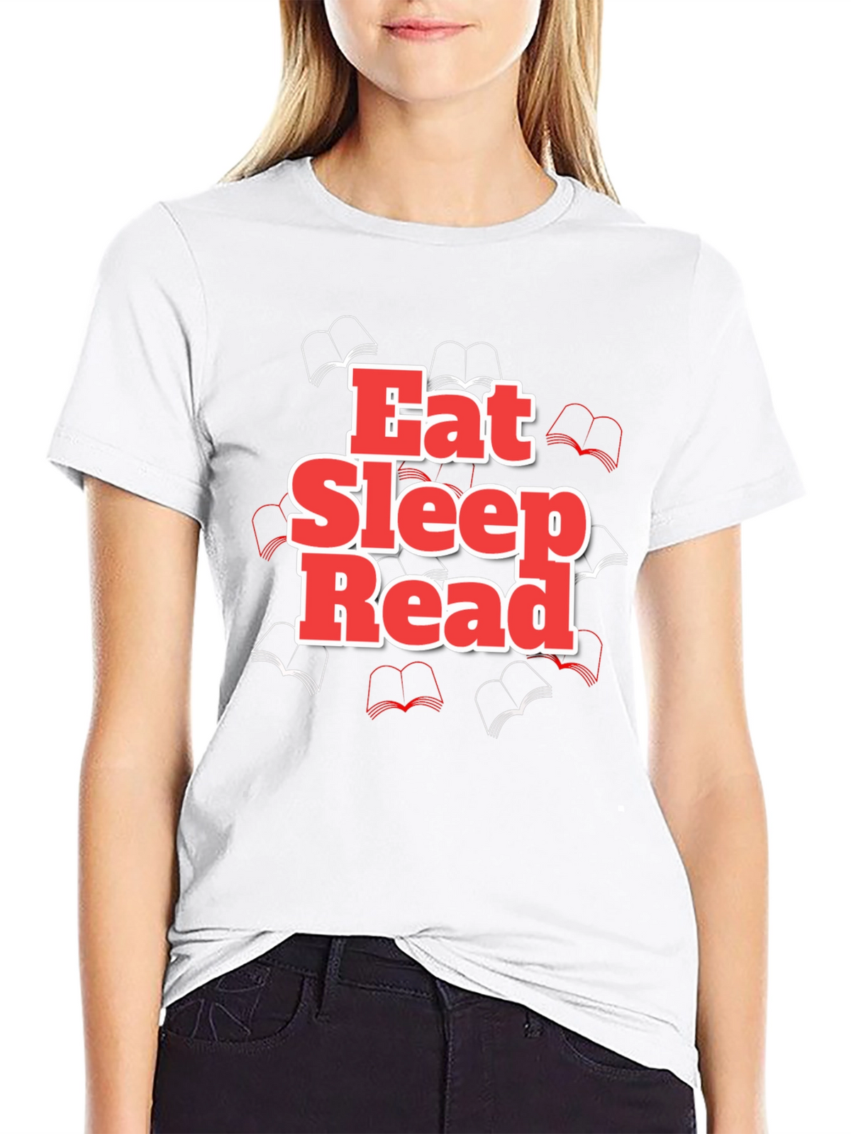 Eat Sleep Read Graphic Tee