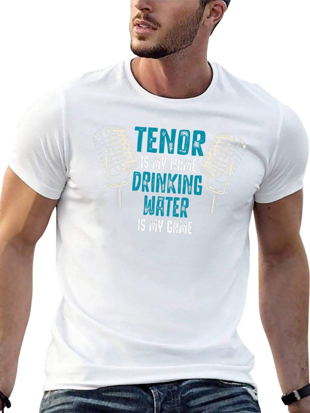 Tenor Singer Water Drinking T-Shirt
