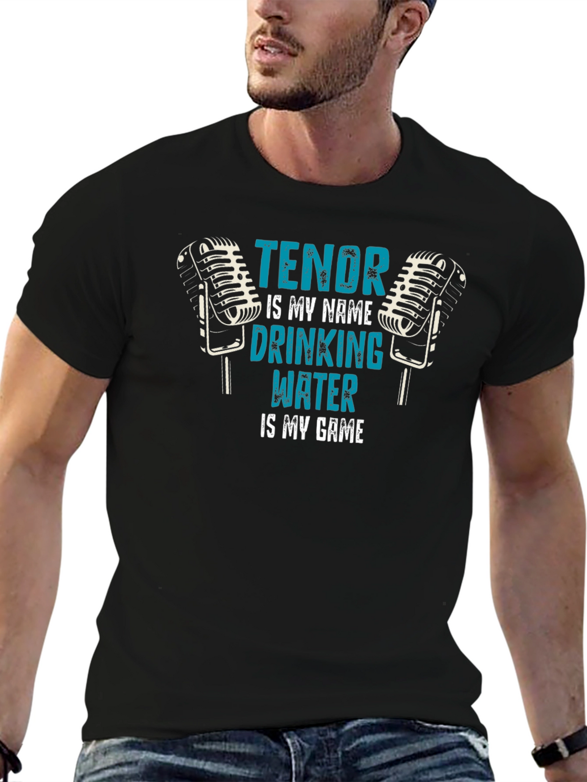 Tenor Singer Water Drinking T-Shirt