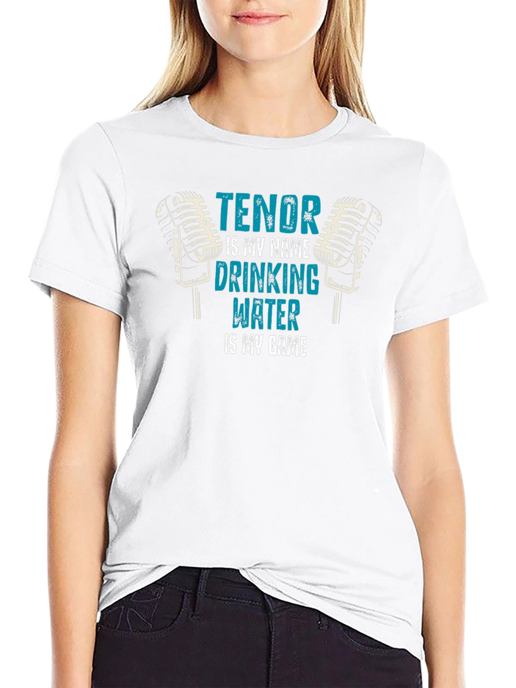 Tenor Singer Water Drinking T-Shirt