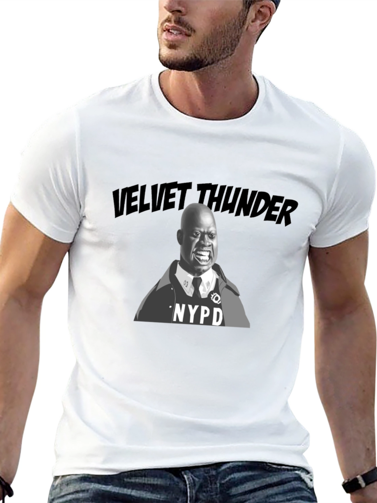 Velvet Thunder NYPD T-Shirt - Andre Braugher Homage