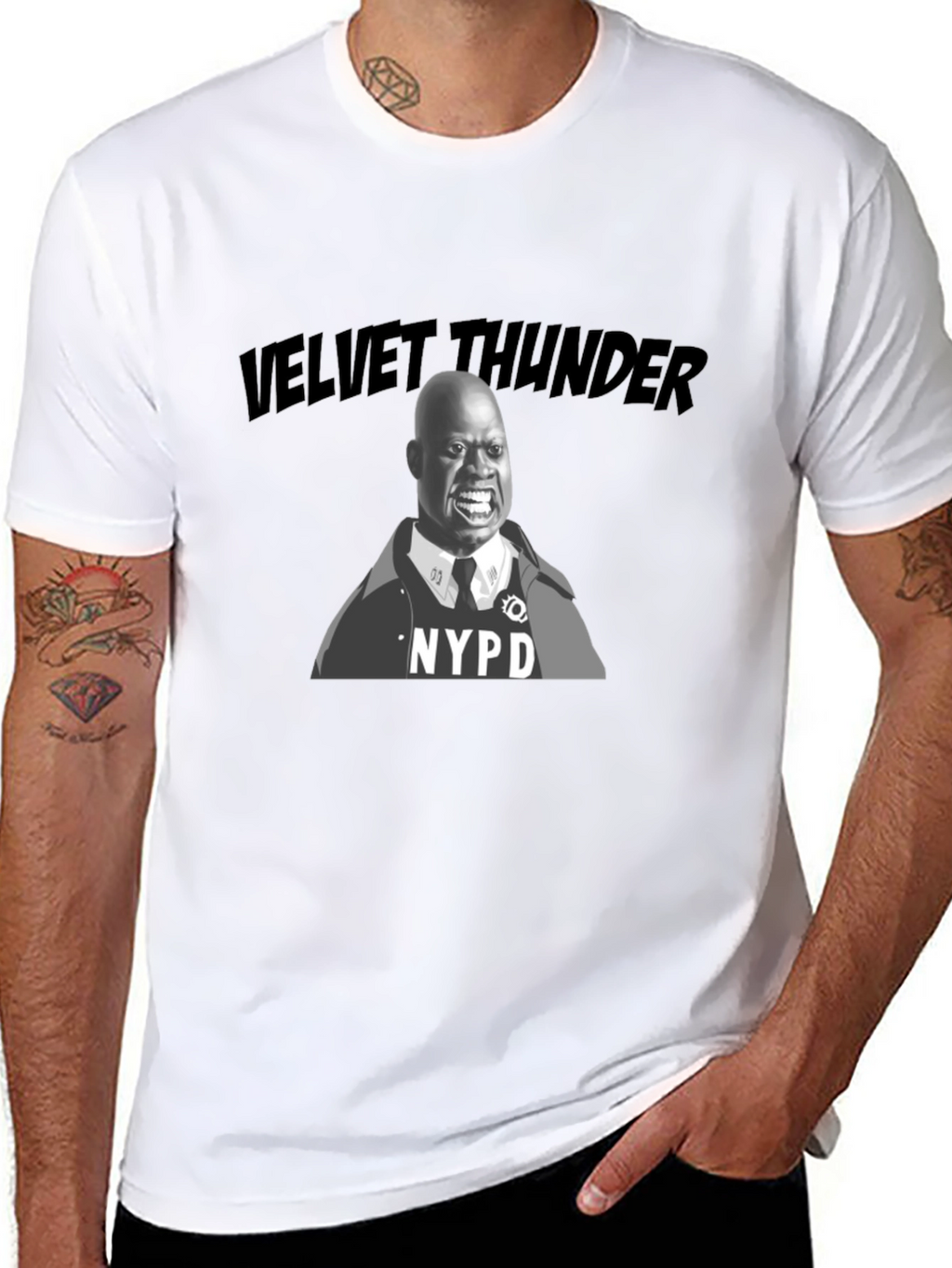 Velvet Thunder NYPD T-Shirt - Andre Braugher Homage