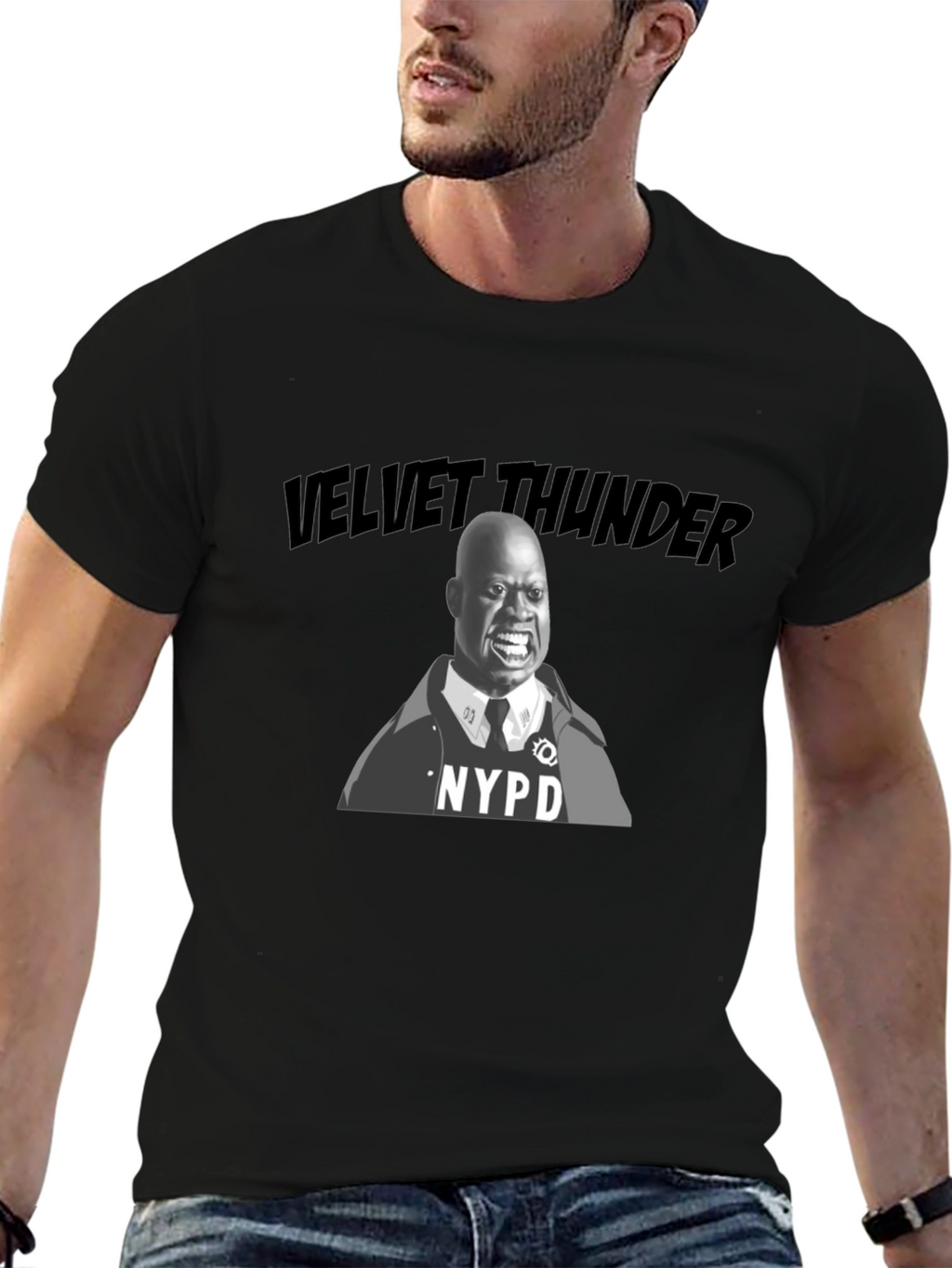 Velvet Thunder NYPD T-Shirt - Andre Braugher Homage