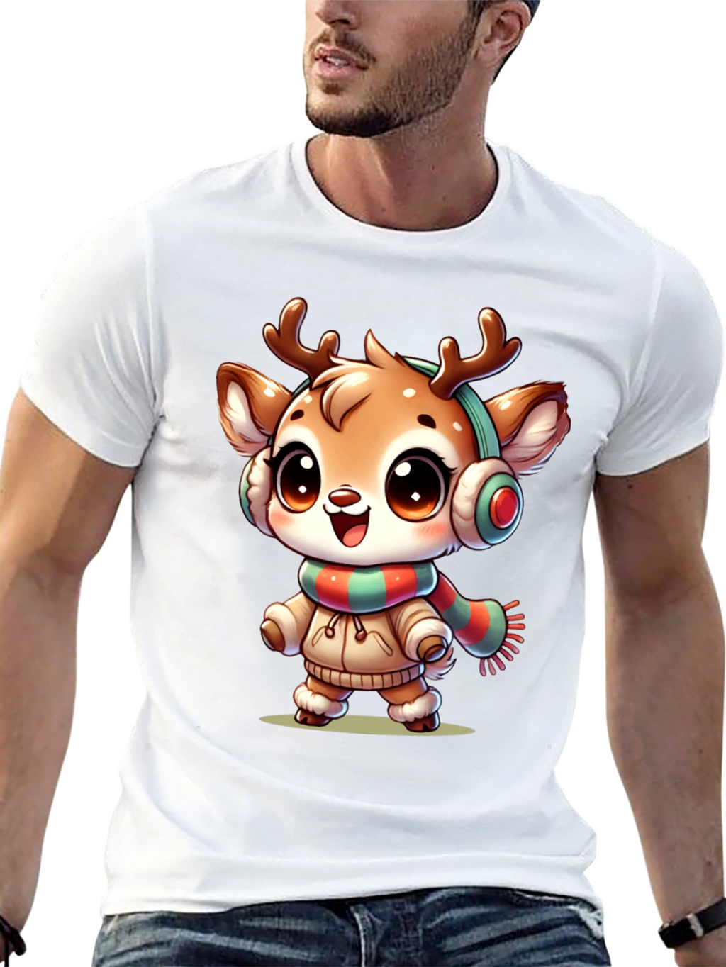 Cute Deer Graphic Tee