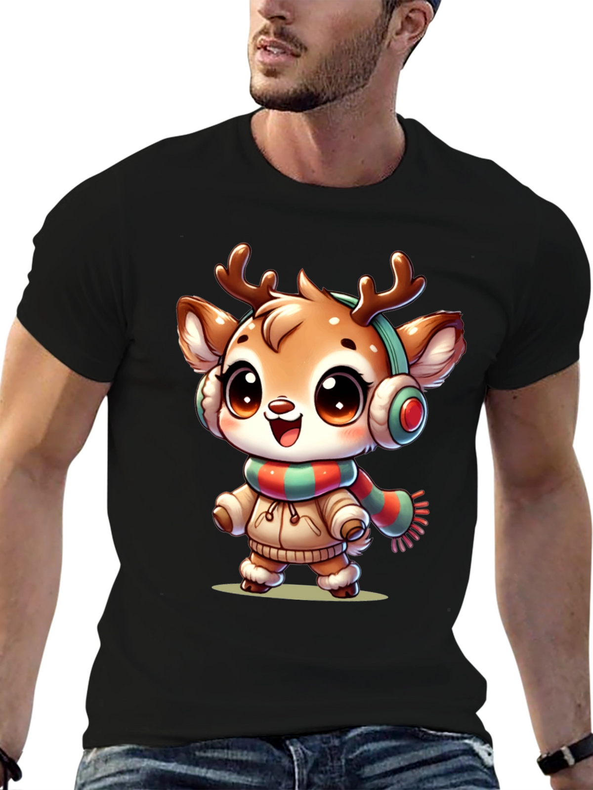 Cute Deer Graphic Tee