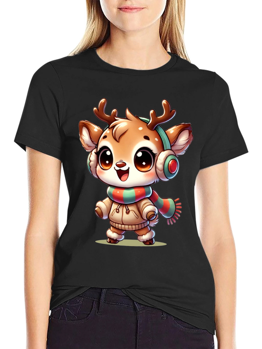 Cute Deer Graphic Tee