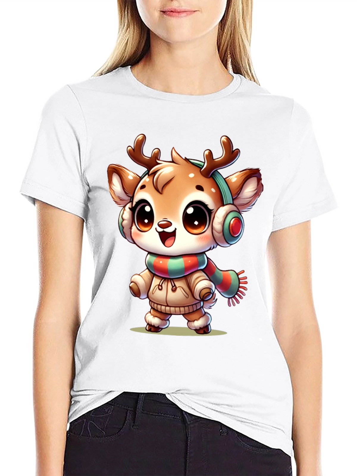 Cute Deer Graphic Tee