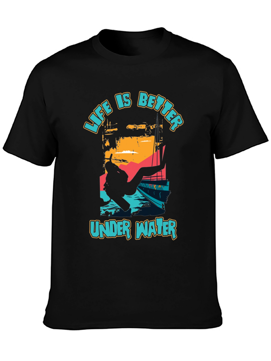 Life is Better Underwater Scuba Diving T-Shirt