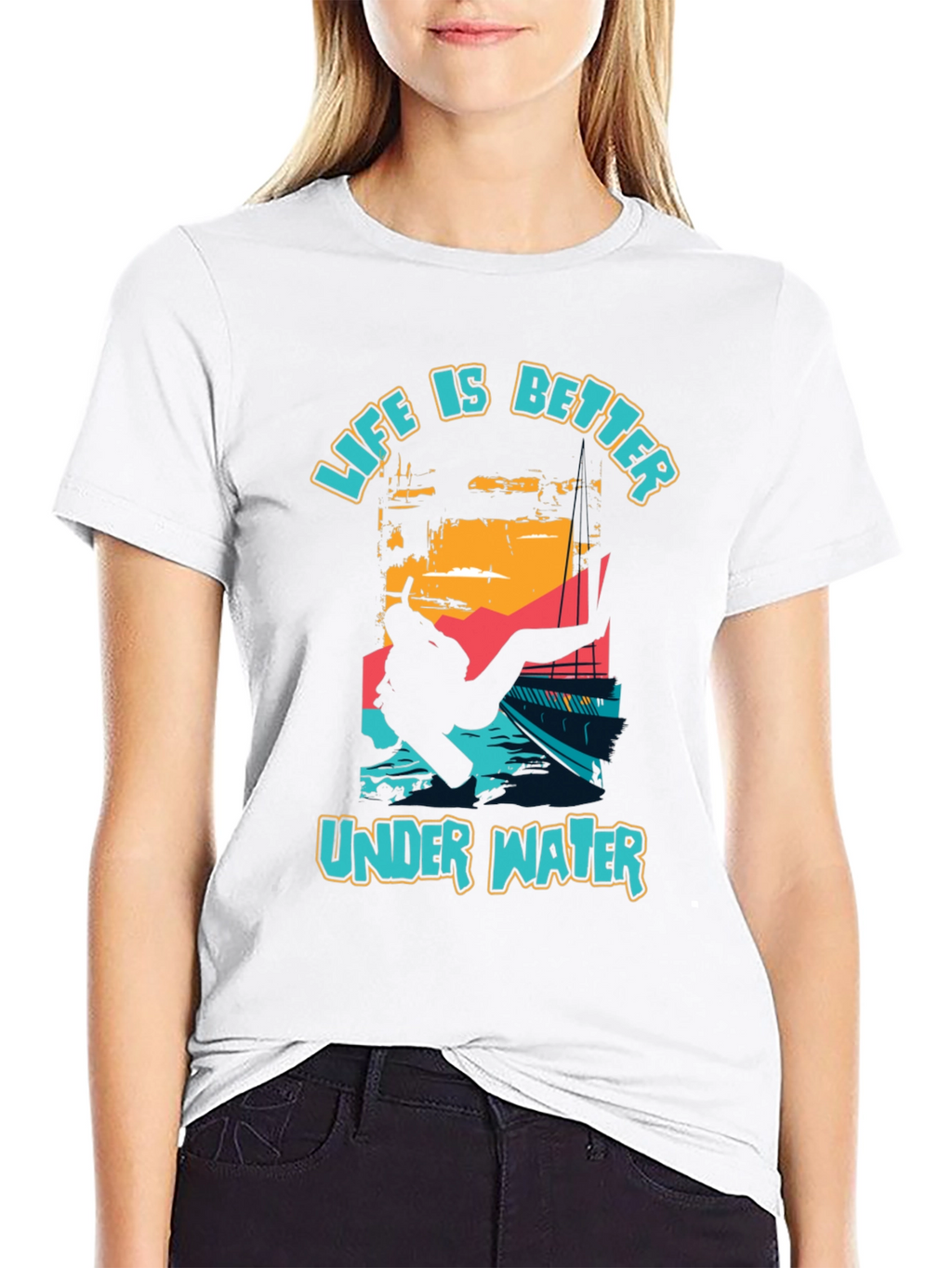 Life is Better Underwater Scuba Diving T-Shirt