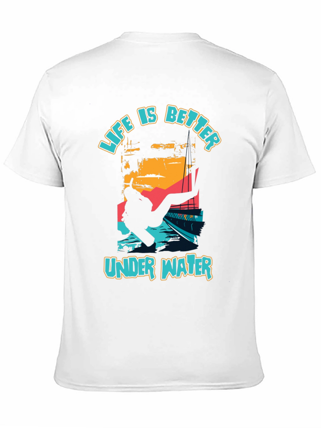 Life is Better Underwater Scuba Diving T-Shirt