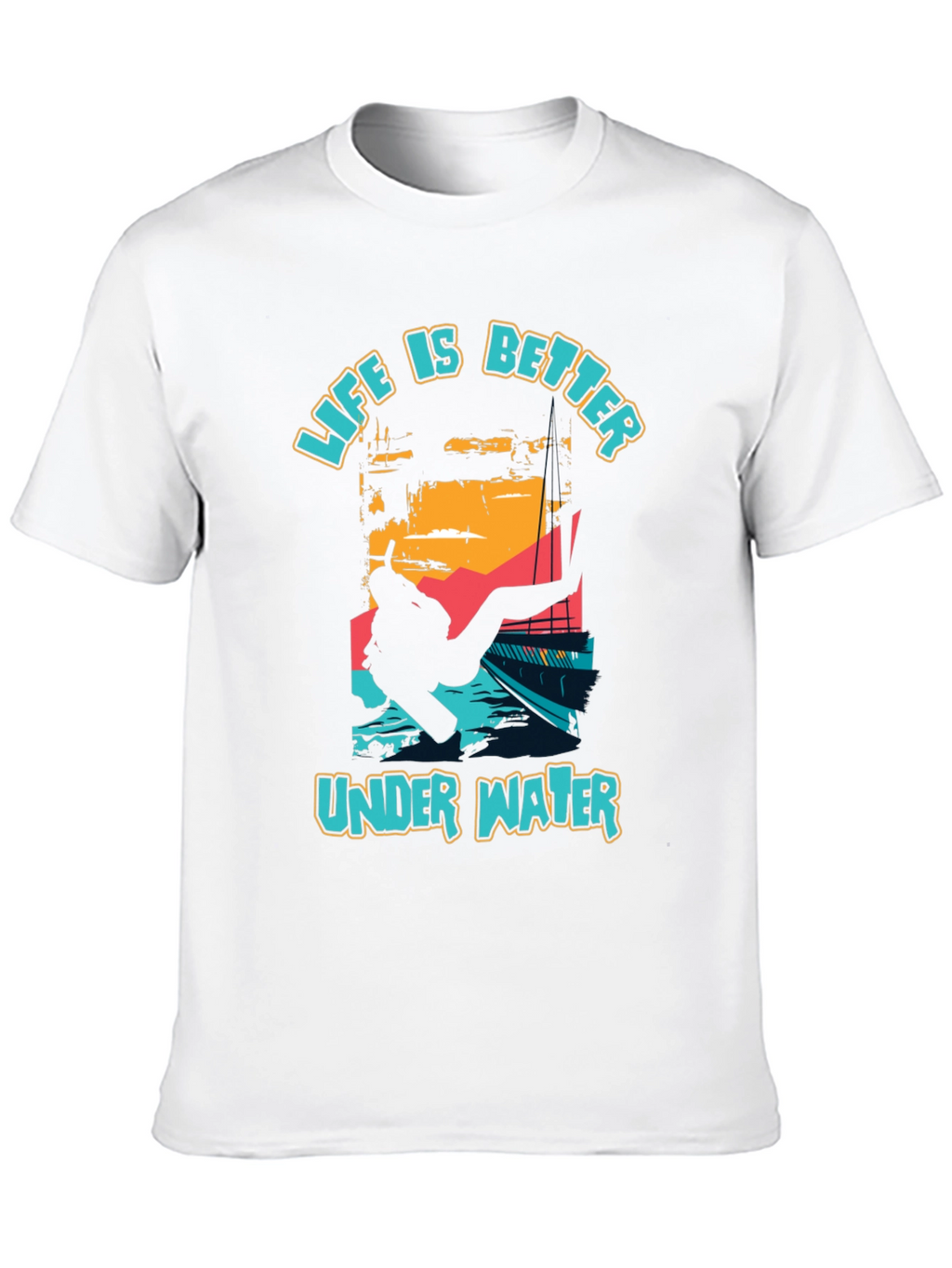 Life is Better Underwater Scuba Diving T-Shirt