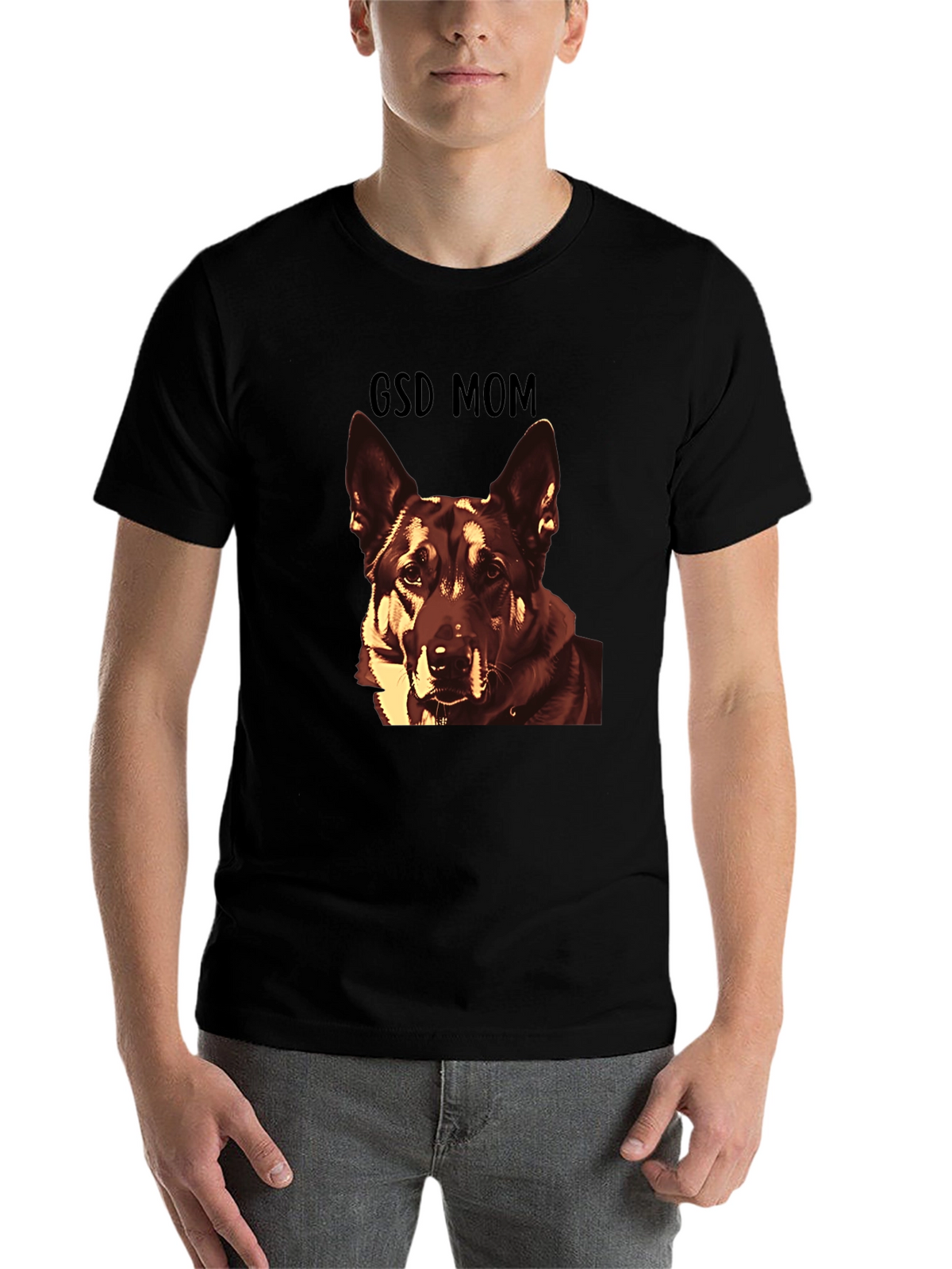 GSD Mom T-Shirt - German Shepherd Dog Lover Tee