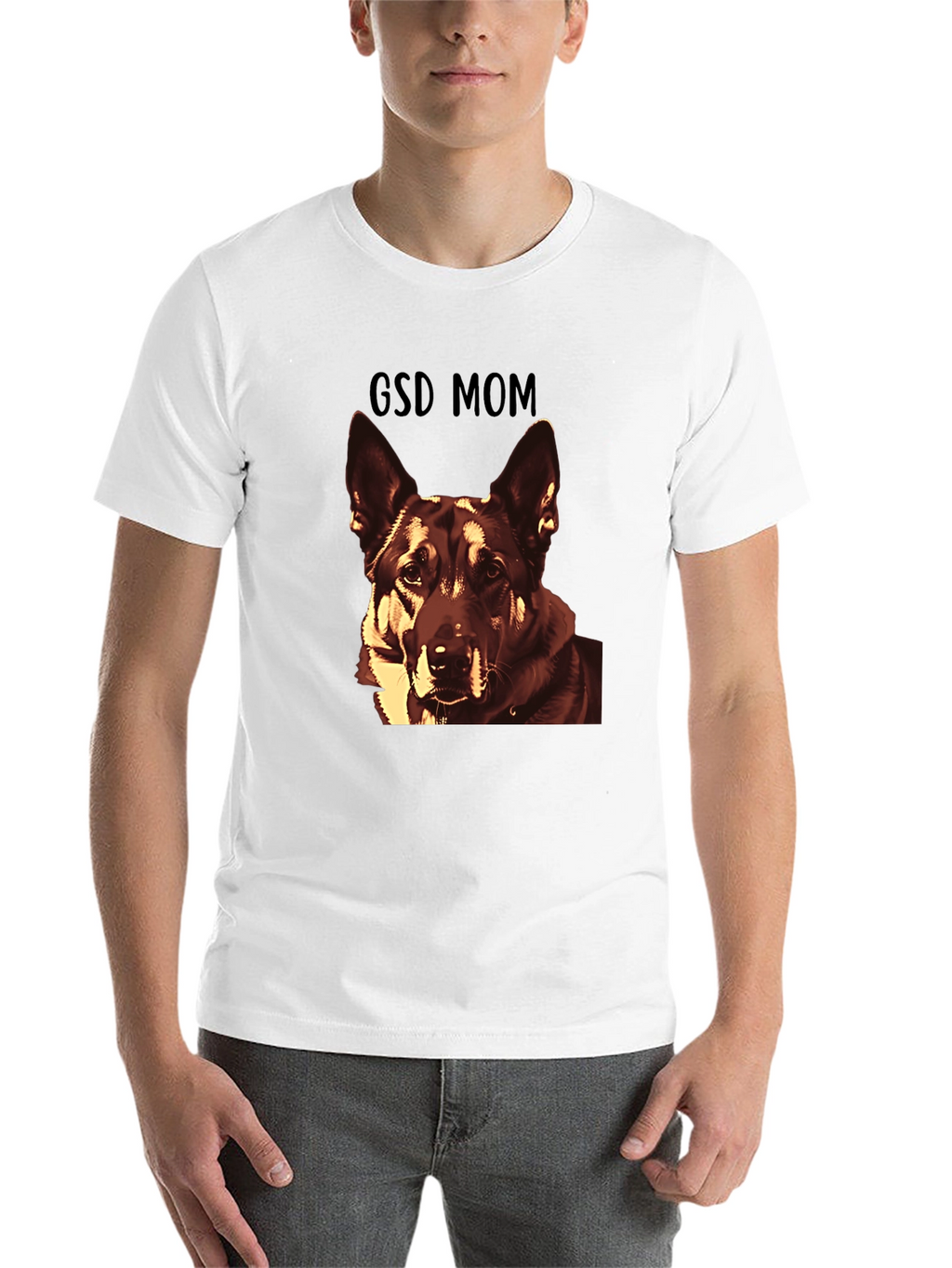 GSD Mom T-Shirt - German Shepherd Dog Lover Tee