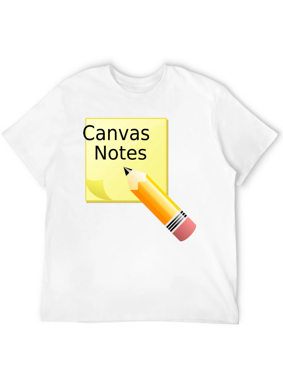 Canvas Notes Graphic Tee