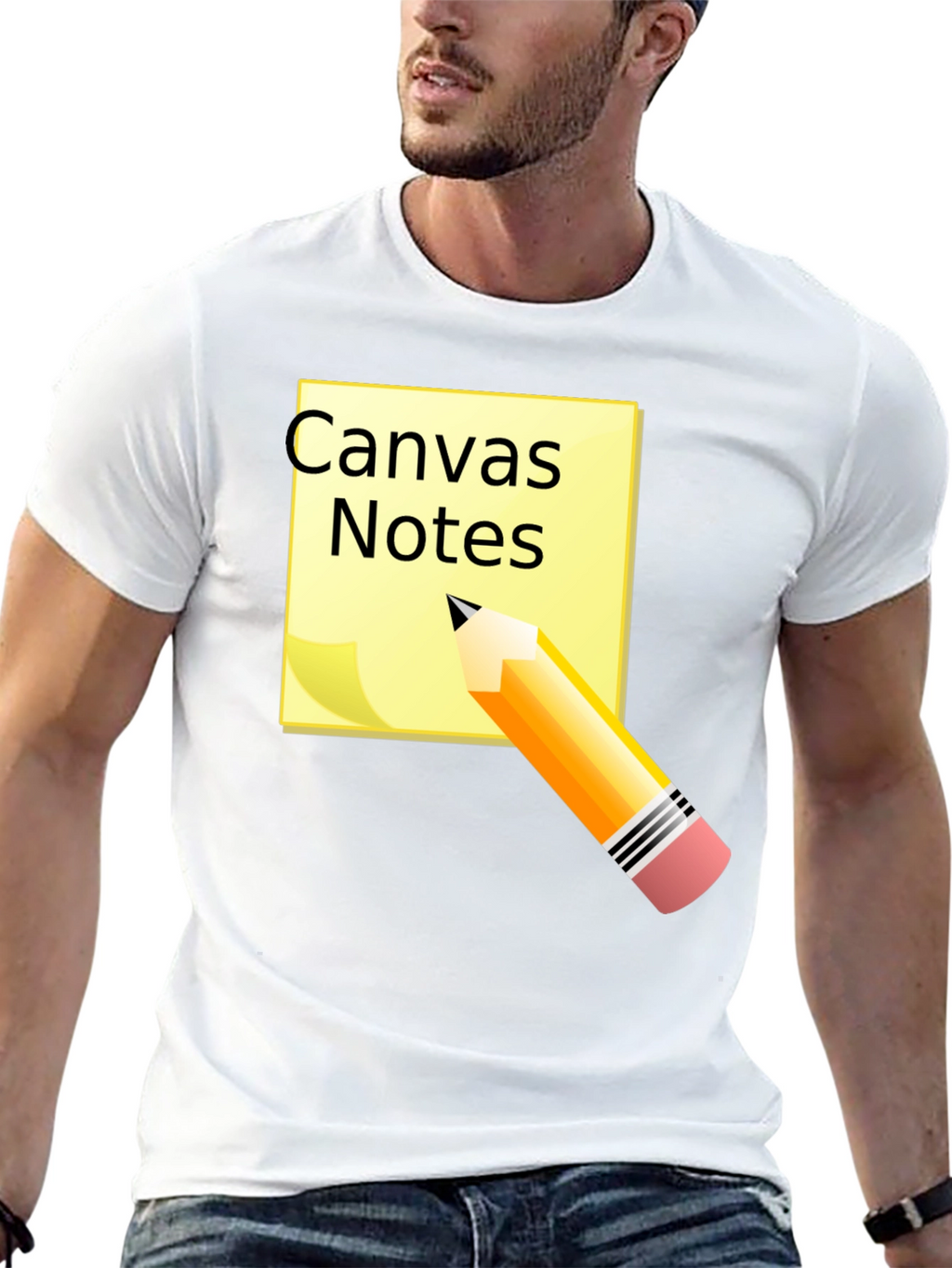 Canvas Notes Graphic Tee