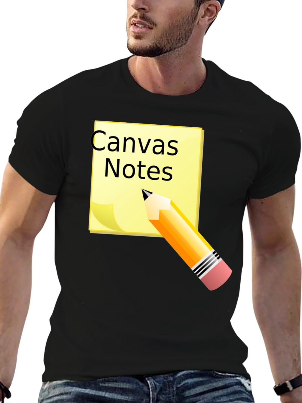 Canvas Notes Graphic Tee