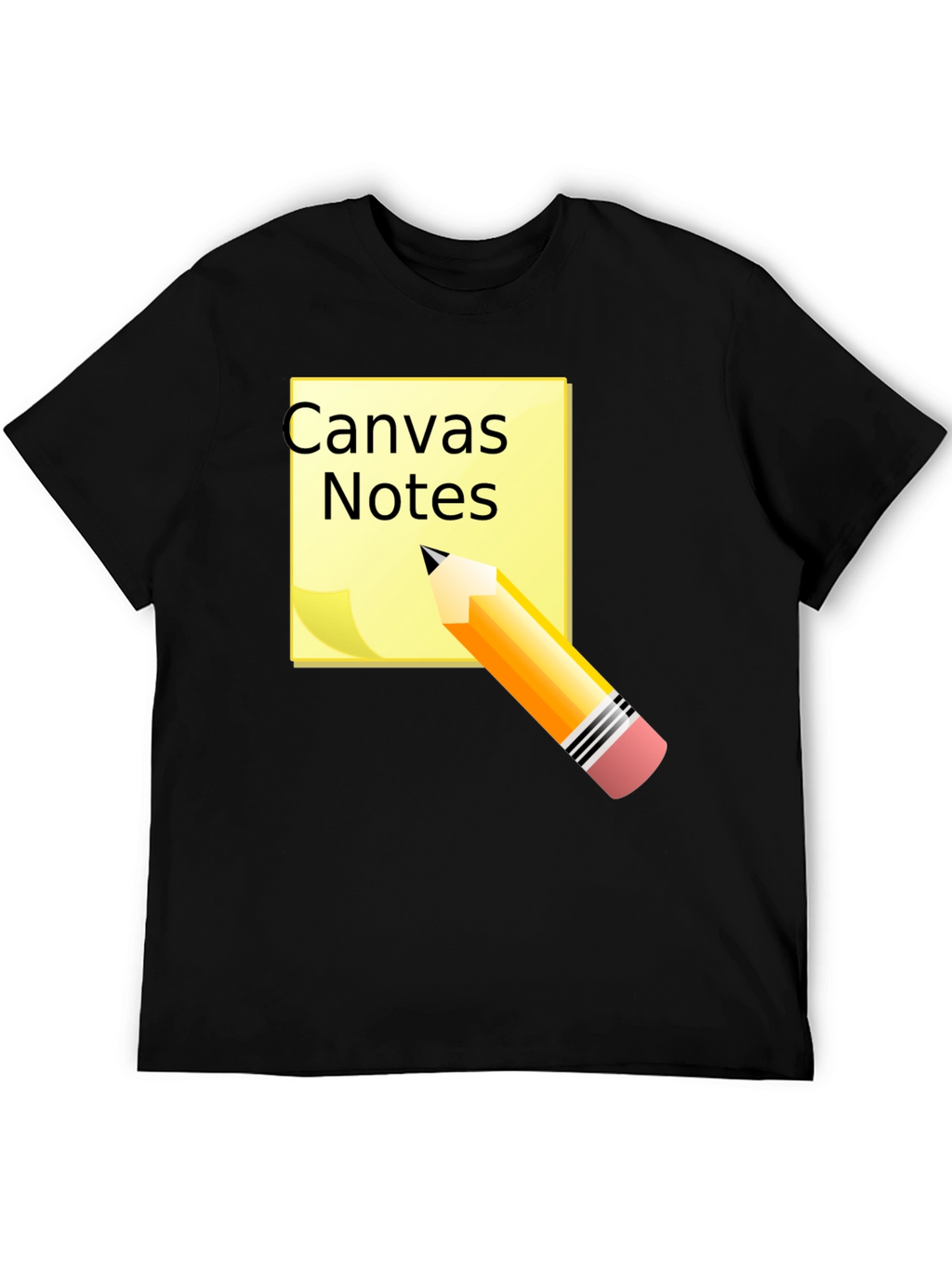 Canvas Notes Graphic Tee