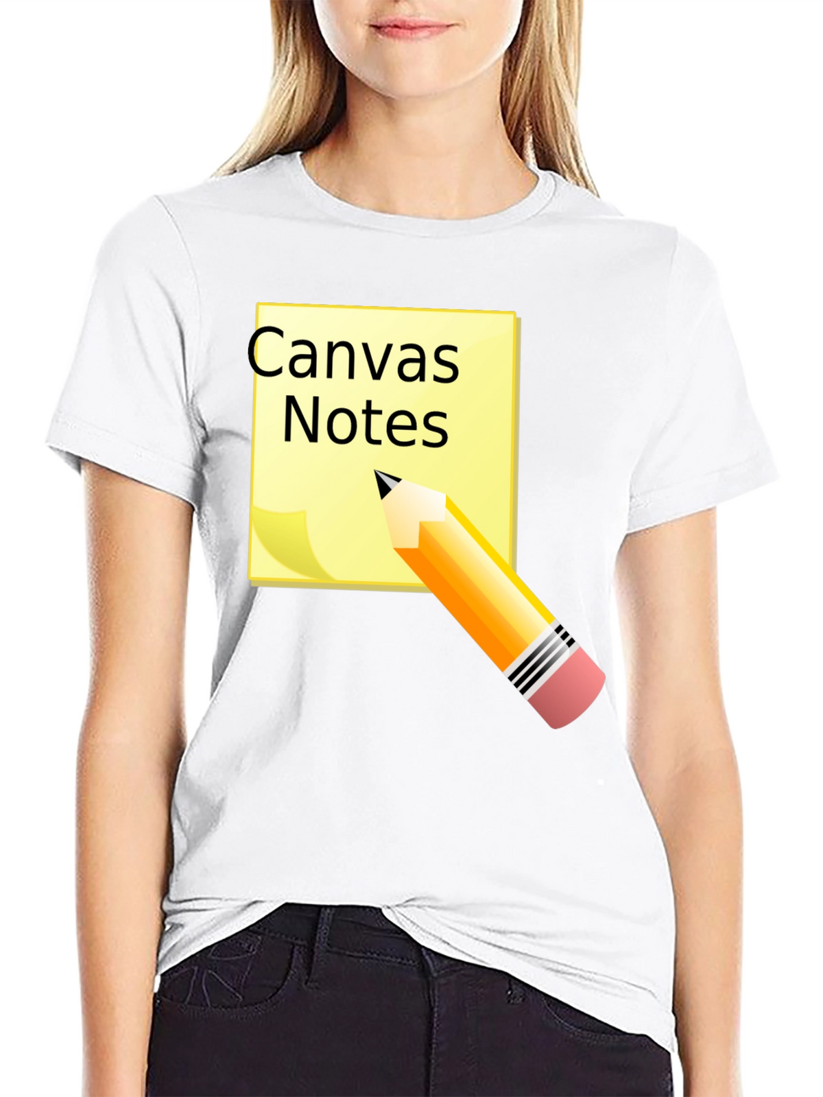 Canvas Notes Graphic Tee
