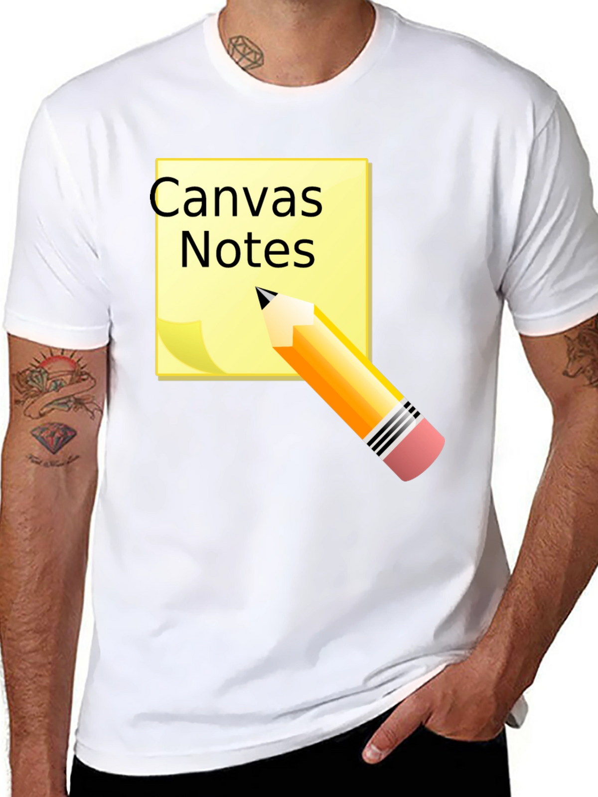 Canvas Notes Graphic Tee