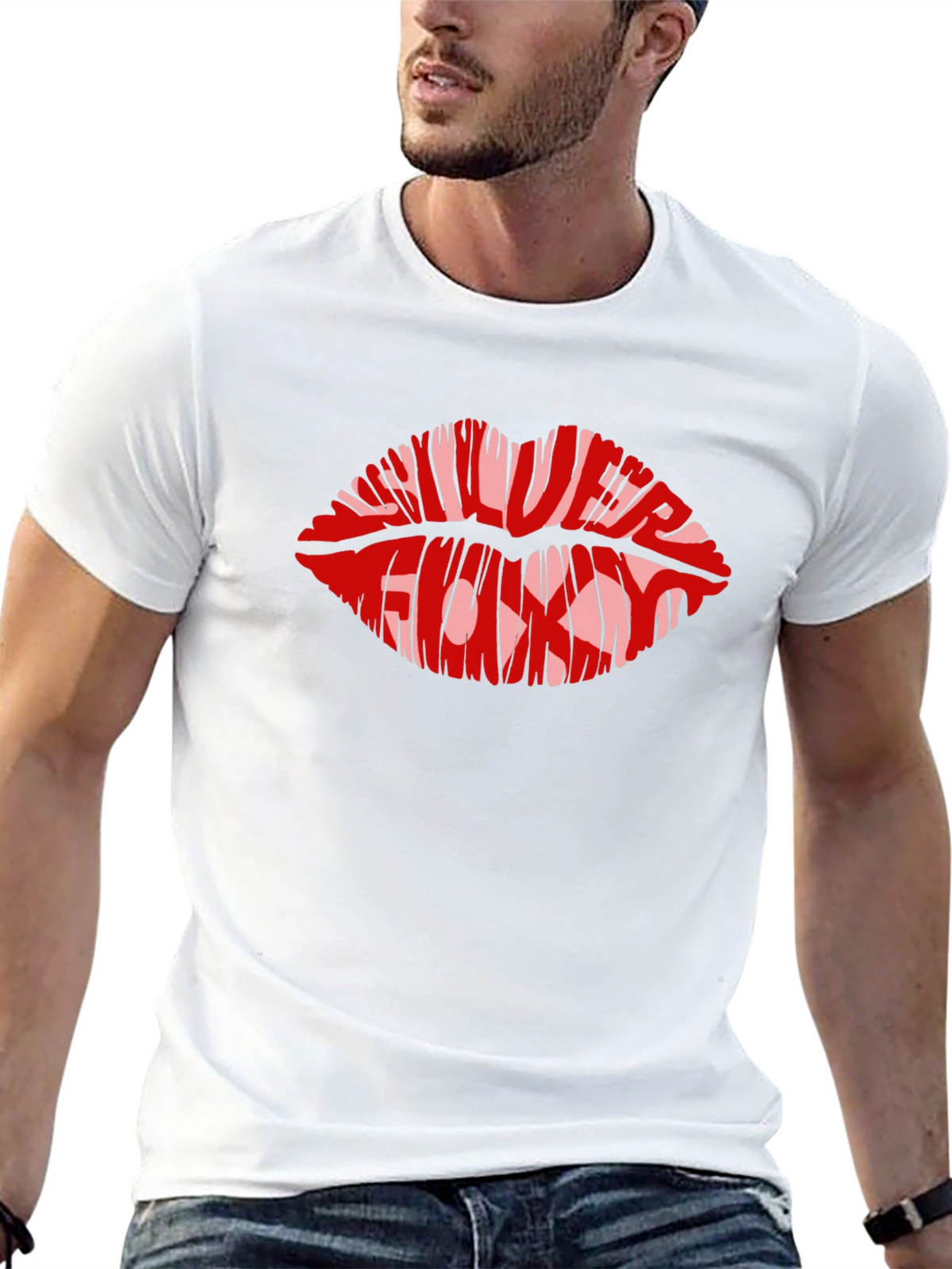 Foxy Lips Graphic T-Shirt