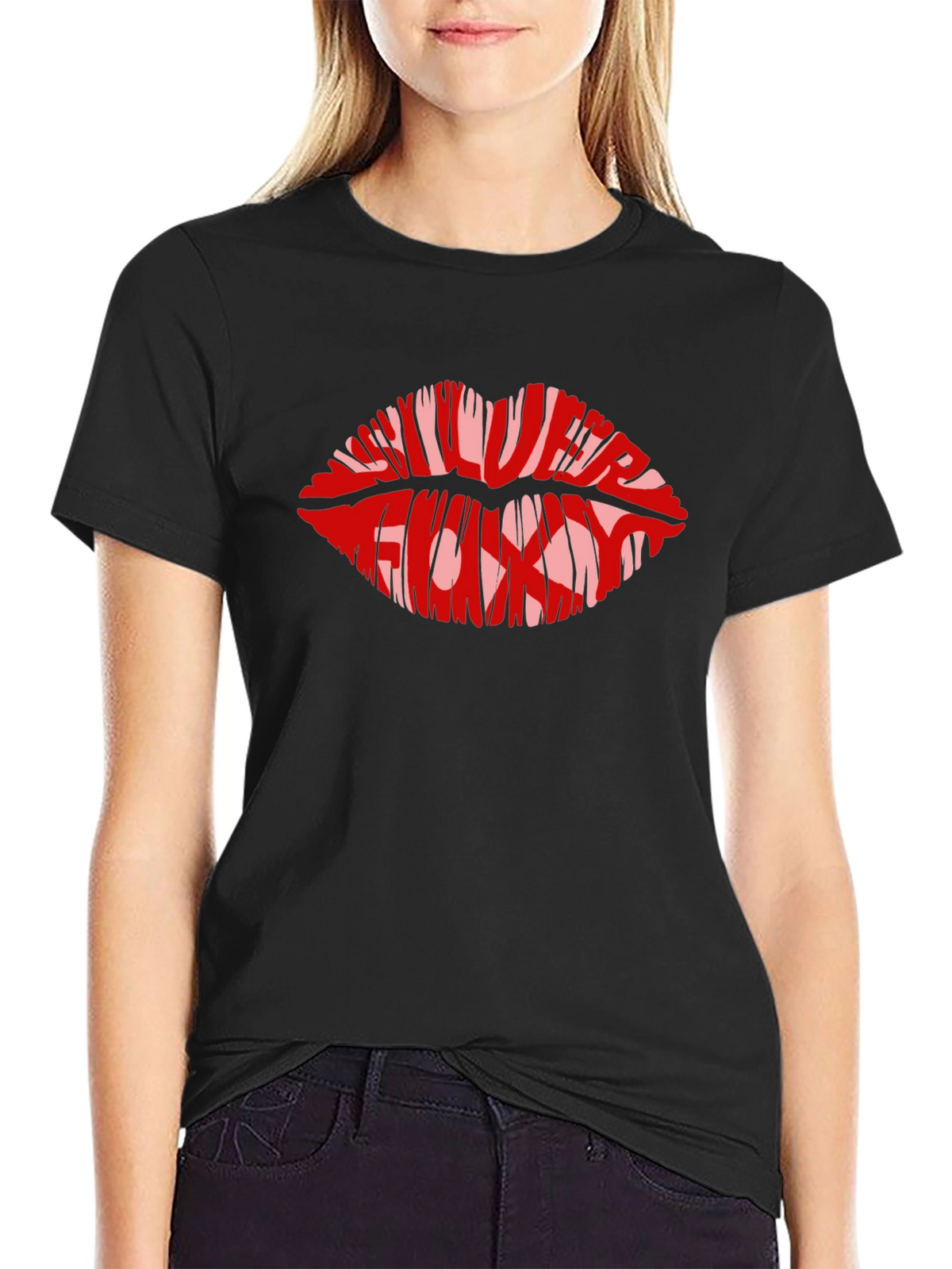 Foxy Lips Graphic T-Shirt