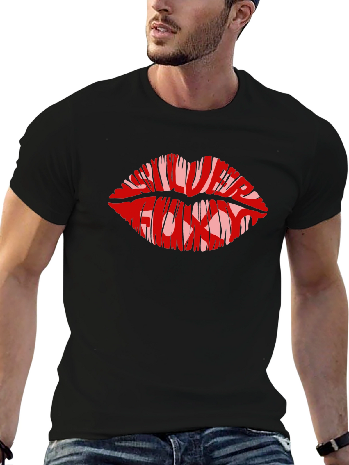 Foxy Lips Graphic T-Shirt