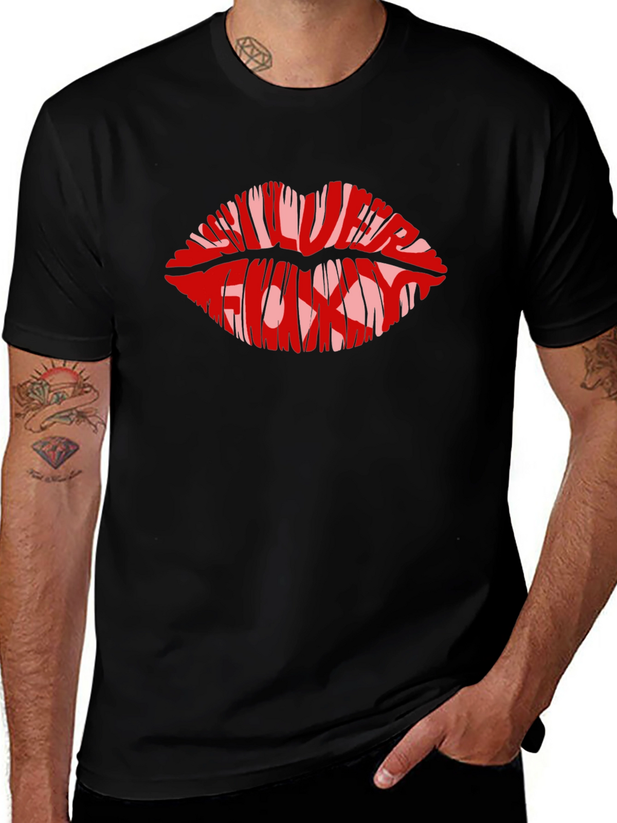 Foxy Lips Graphic T-Shirt