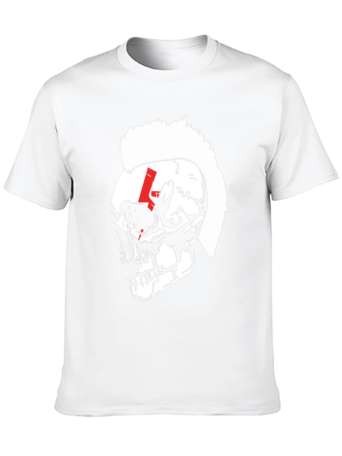 Skull Punk T-Shirt - Bold Graphic Tee