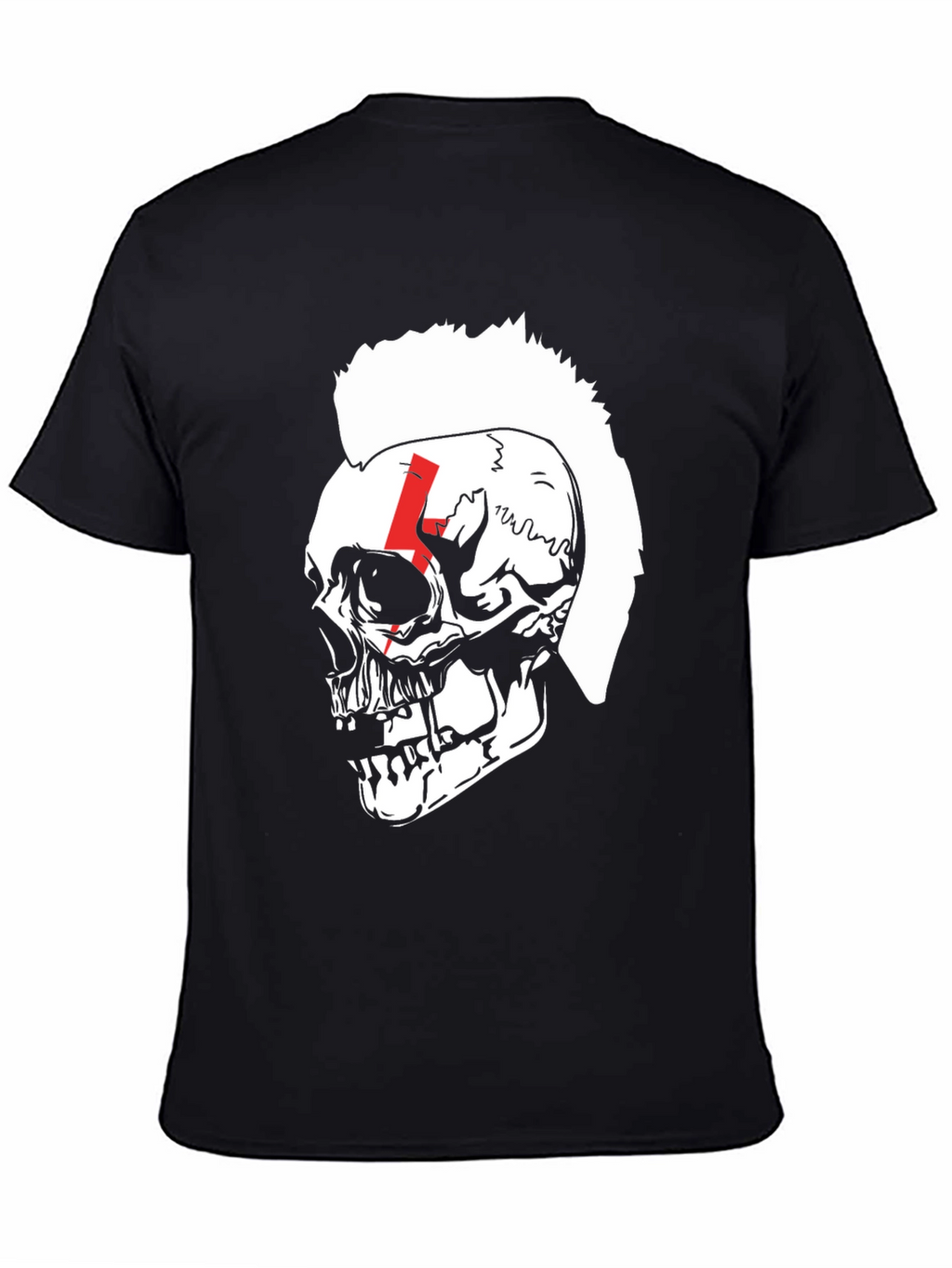 Skull Punk T-Shirt - Bold Graphic Tee