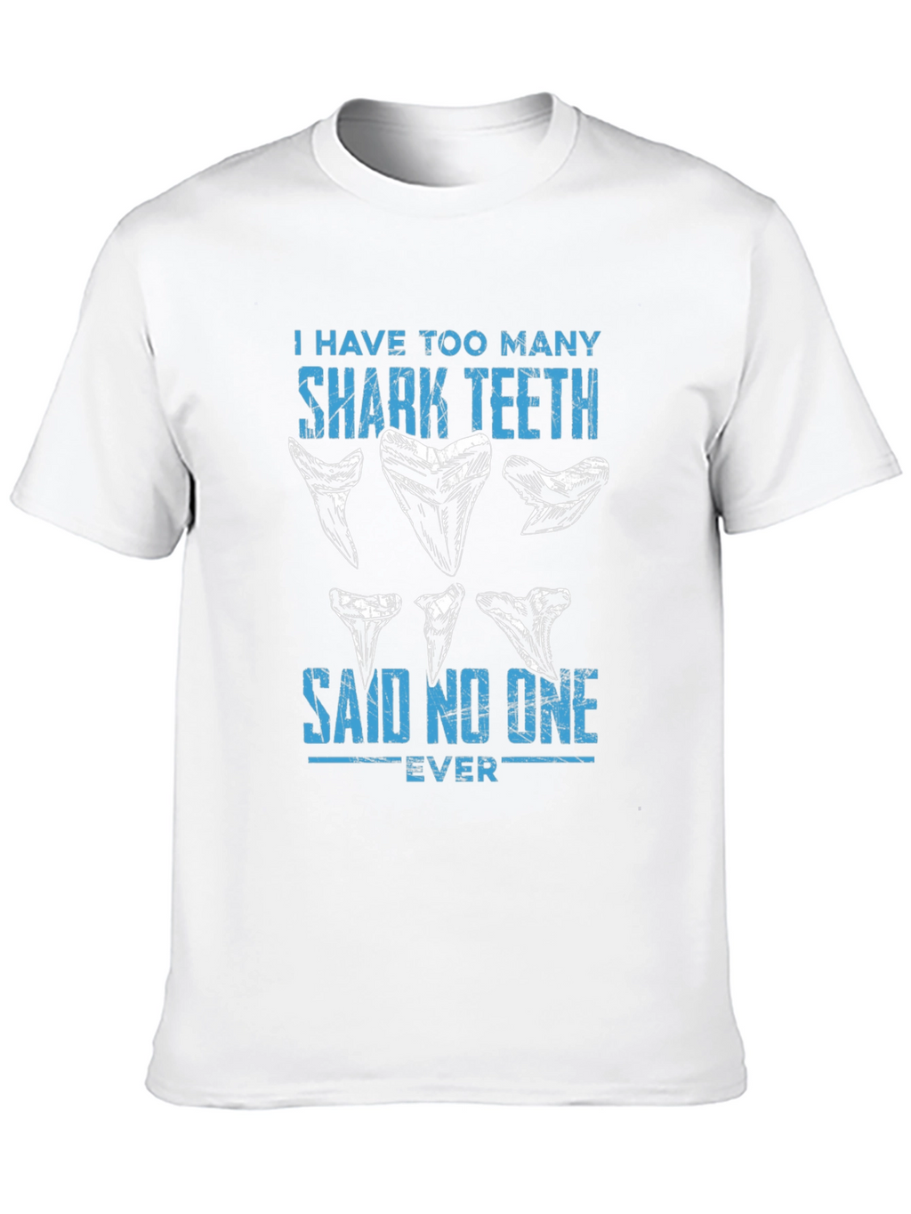 Shark Teeth T-Shirt - Novelty Graphic Tee