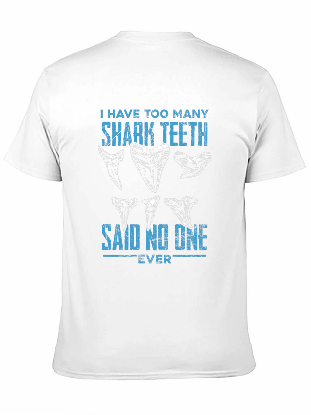 Shark Teeth T-Shirt - Novelty Graphic Tee