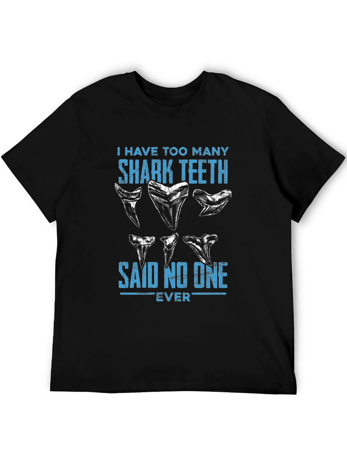 Shark Teeth T-Shirt - Novelty Graphic Tee
