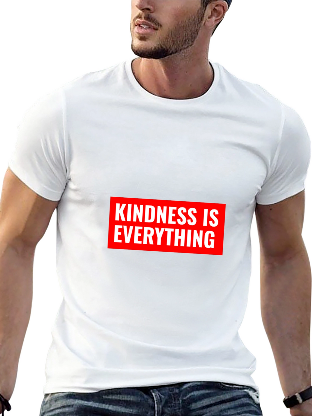Kindness Is Everything Black Graphic T-Shirt