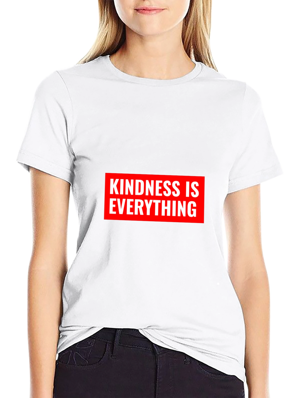 Kindness Is Everything Black Graphic T-Shirt
