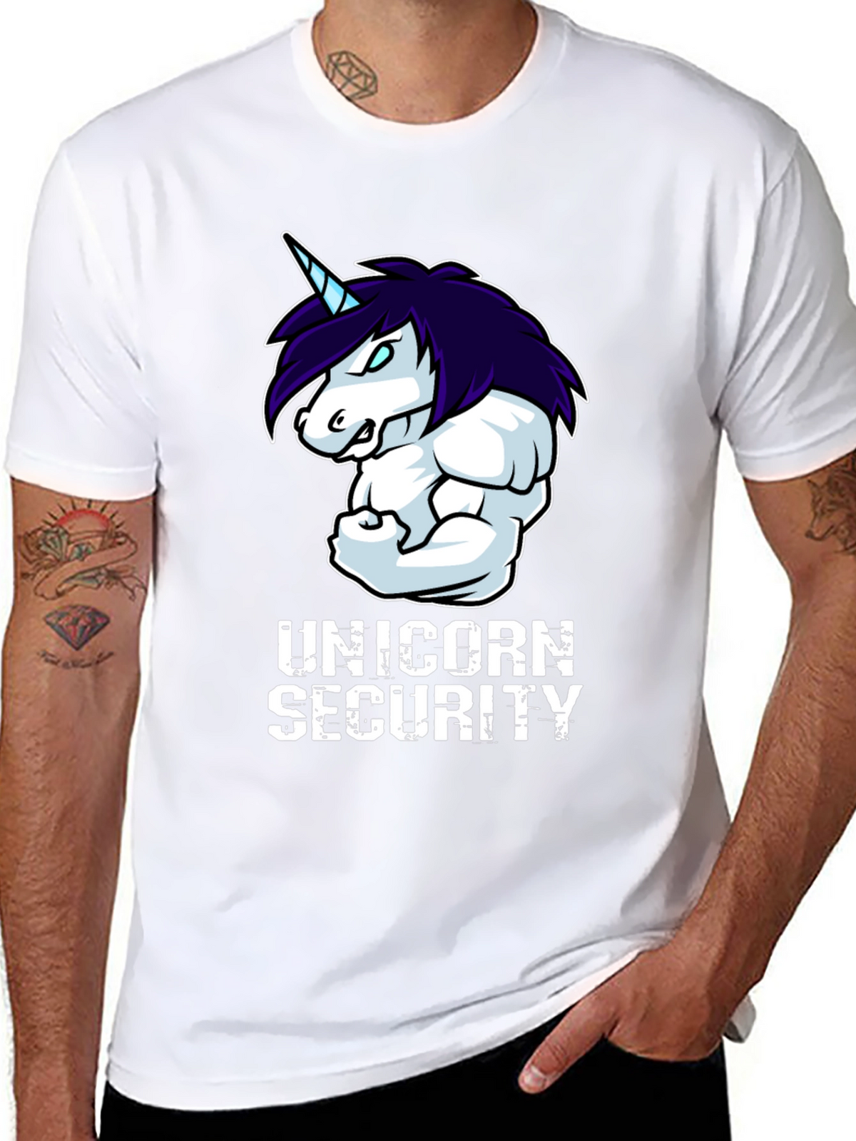 Unicorn Security Graphic T-Shirt