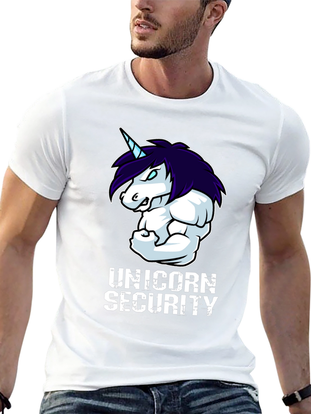 Unicorn Security Graphic T-Shirt