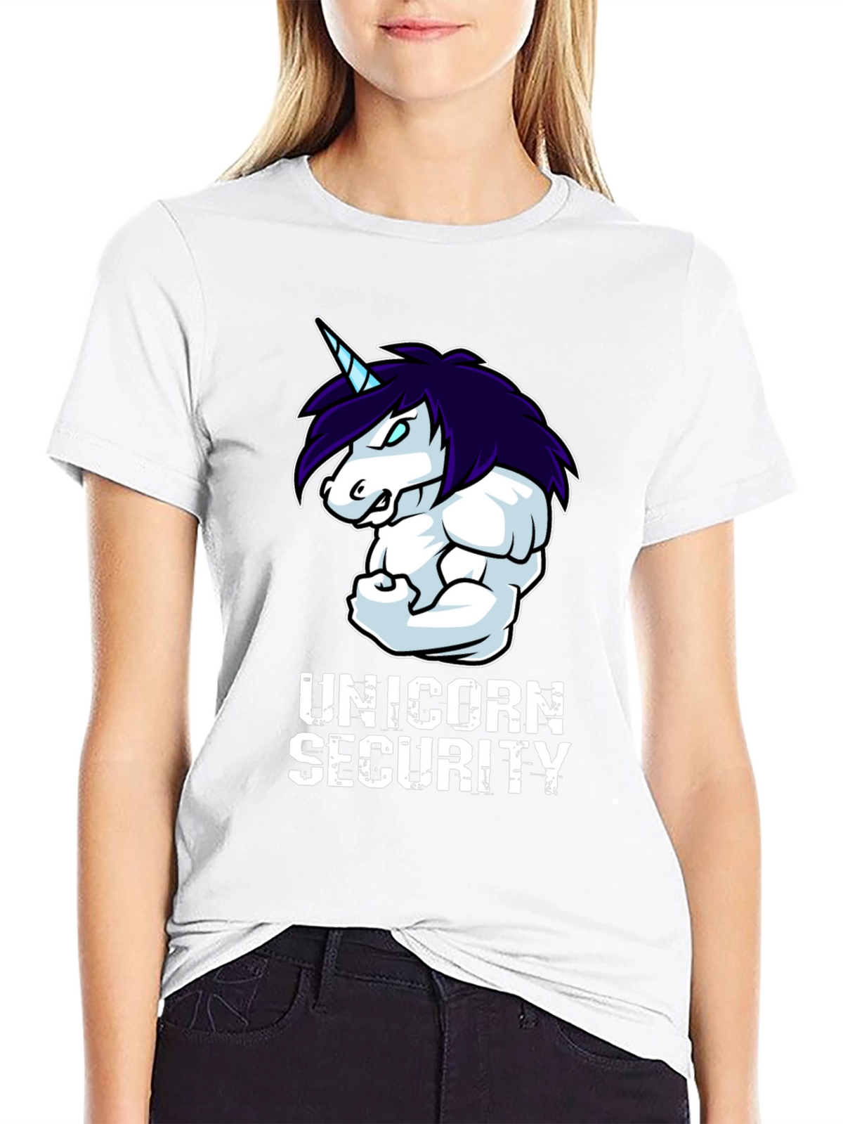 Unicorn Security Graphic T-Shirt