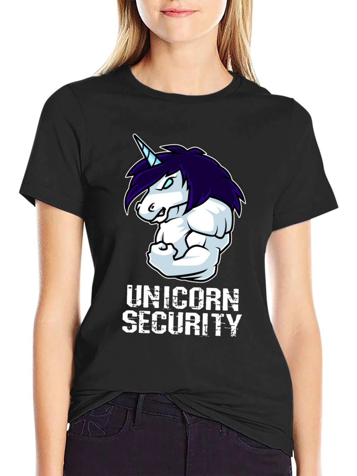 Unicorn Security Graphic T-Shirt