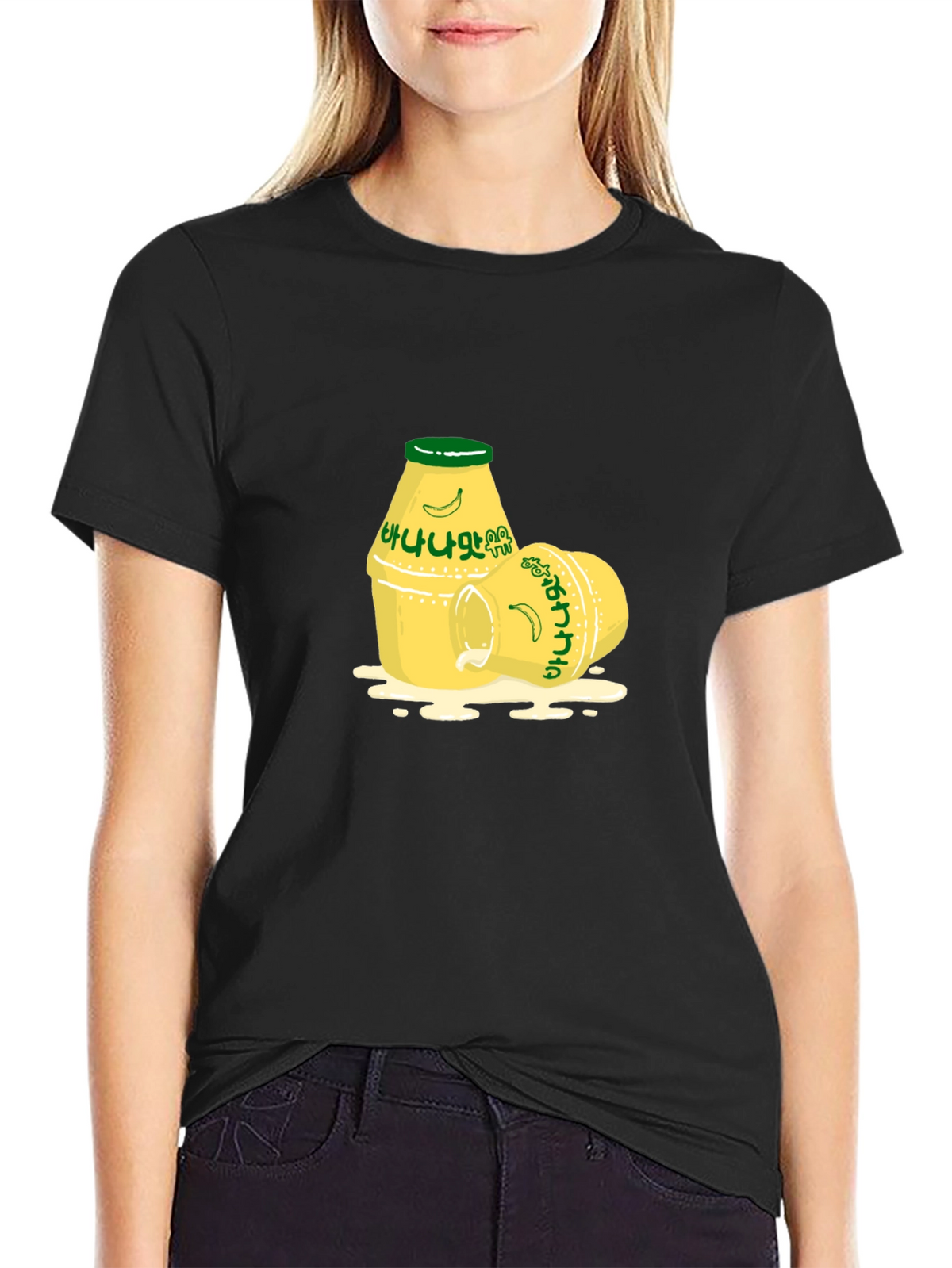 Korean Banana Milk T-Shirt - K-Pop Inspired Tee