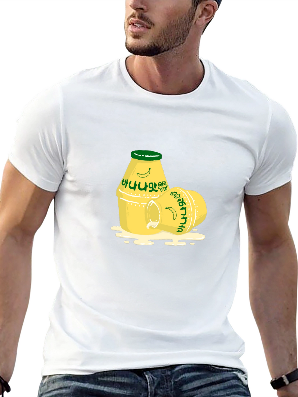 Korean Banana Milk T-Shirt - K-Pop Inspired Tee
