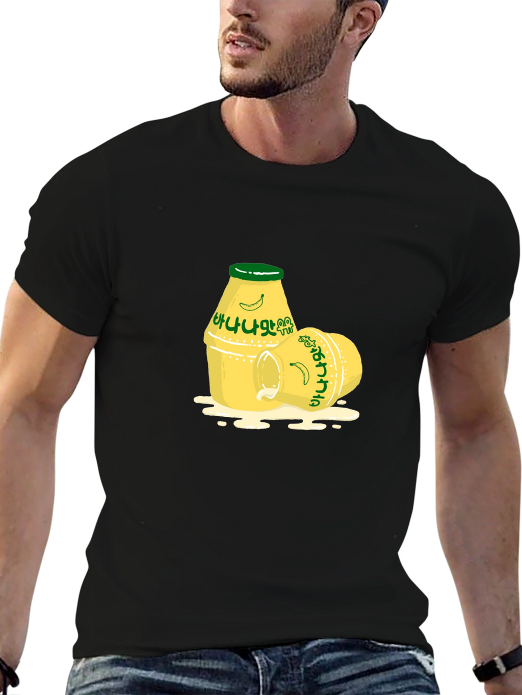 Korean Banana Milk T-Shirt - K-Pop Inspired Tee