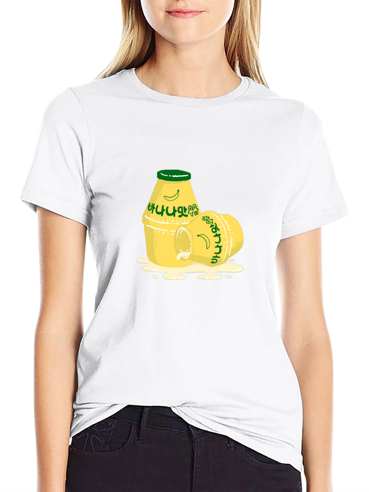 Korean Banana Milk T-Shirt - K-Pop Inspired Tee