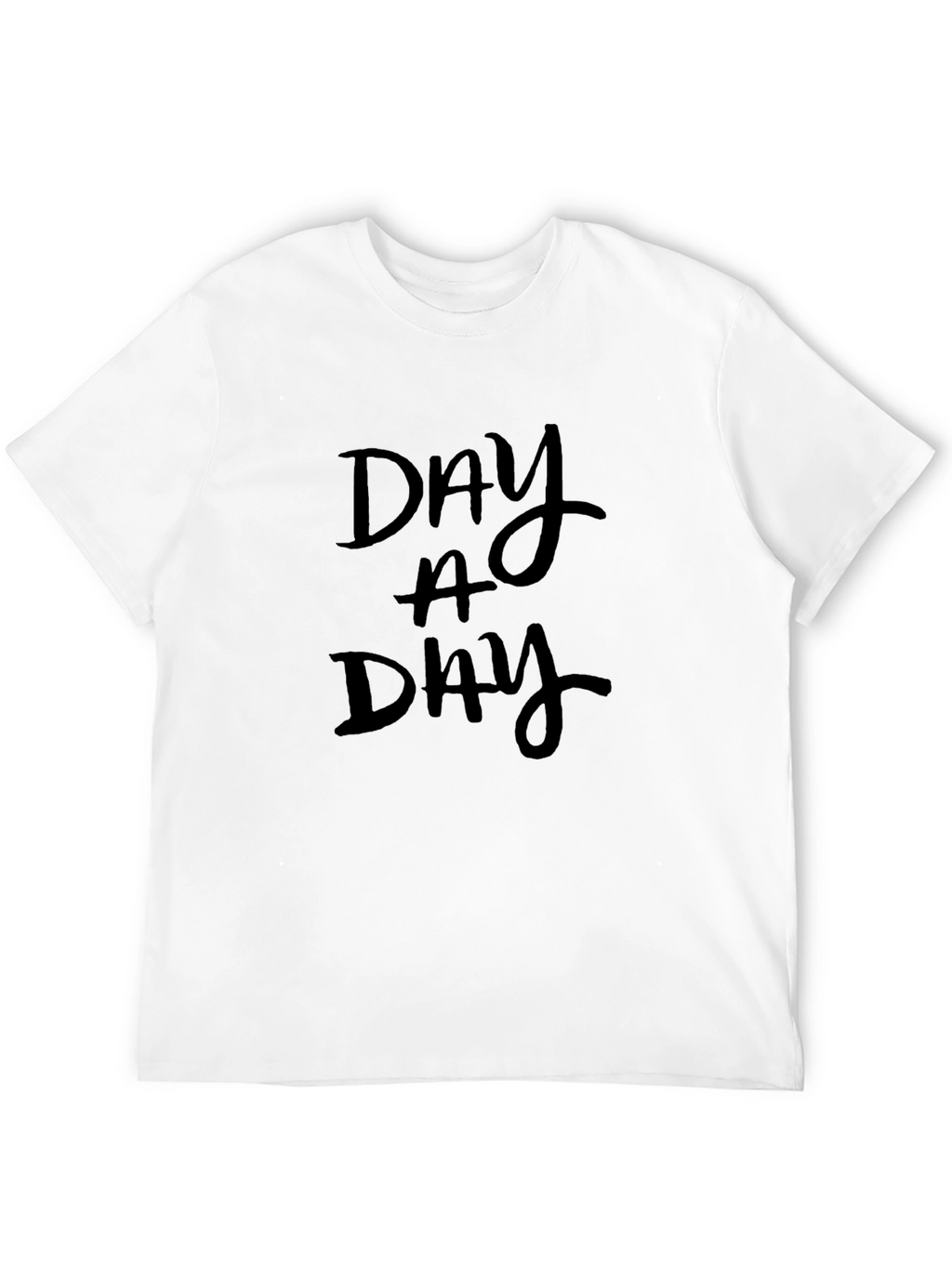 Day A Day Black Graphic Tee Casual Wear