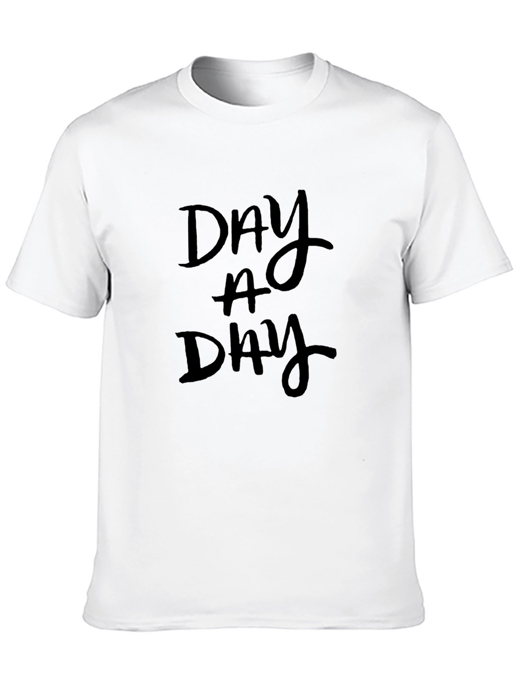 Day A Day Black Graphic Tee Casual Wear