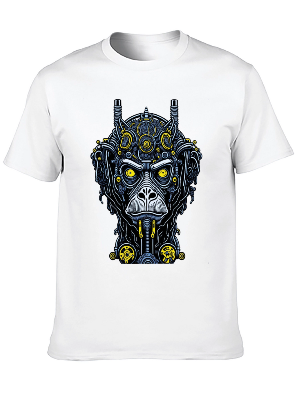 Steampunk Monkey Graphic Tee - Unique Design